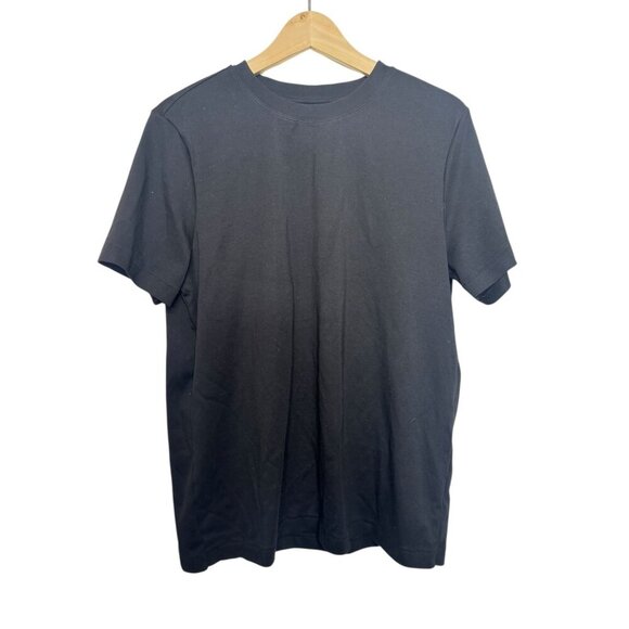 Textale Men’s Classic Black Crewneck T-Shirt | Size Medium | Everyday Essential - Picture 2 of 4